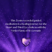 Load image into Gallery viewer, Saint Germain&#39;s Violet Flame guided meditation
