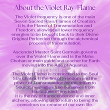 Load image into Gallery viewer, Saint Germain&#39;s Violet Flame guided meditation
